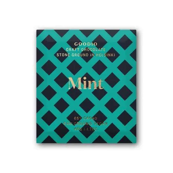Goodio Luomu Mint Raakasuklaa 65%