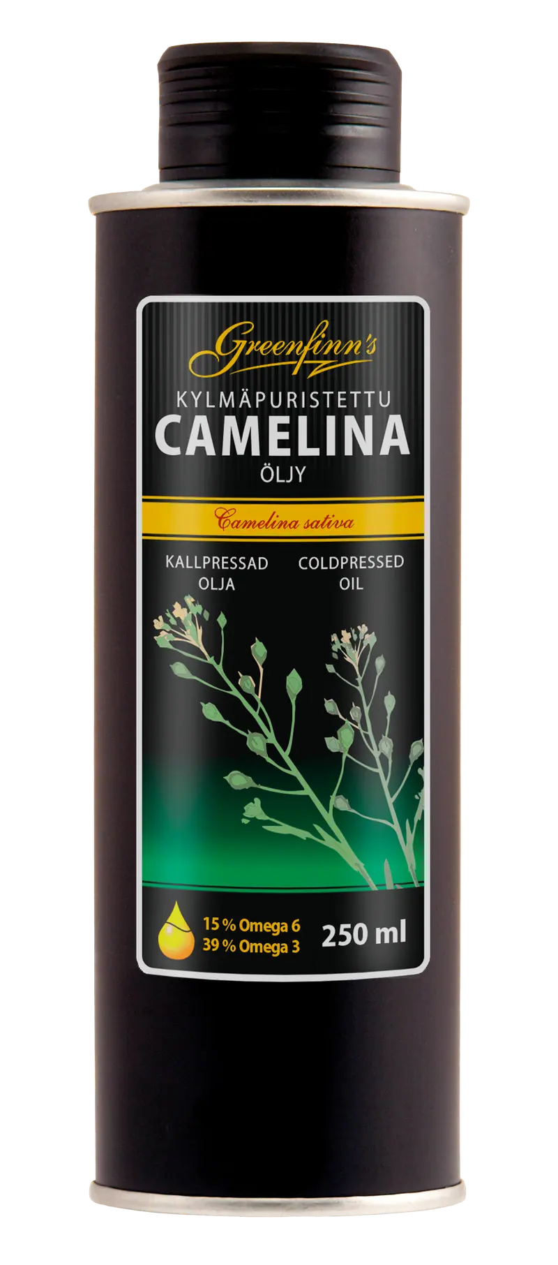 Greenfinn's Kylmäpuristettu Camelinaöljy 250 ml