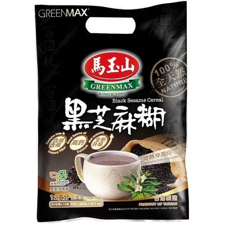 GREENMAX, BLACK SESAME CEREAL 13X30G
