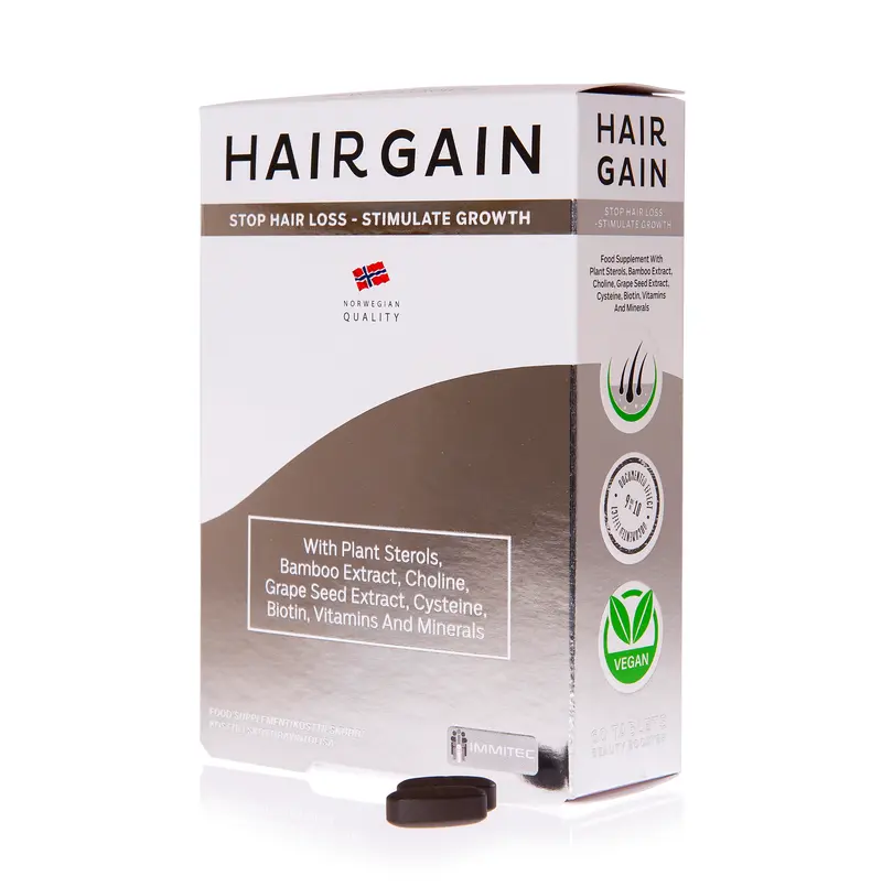 HAIRGAIN vegan, 60 kpl