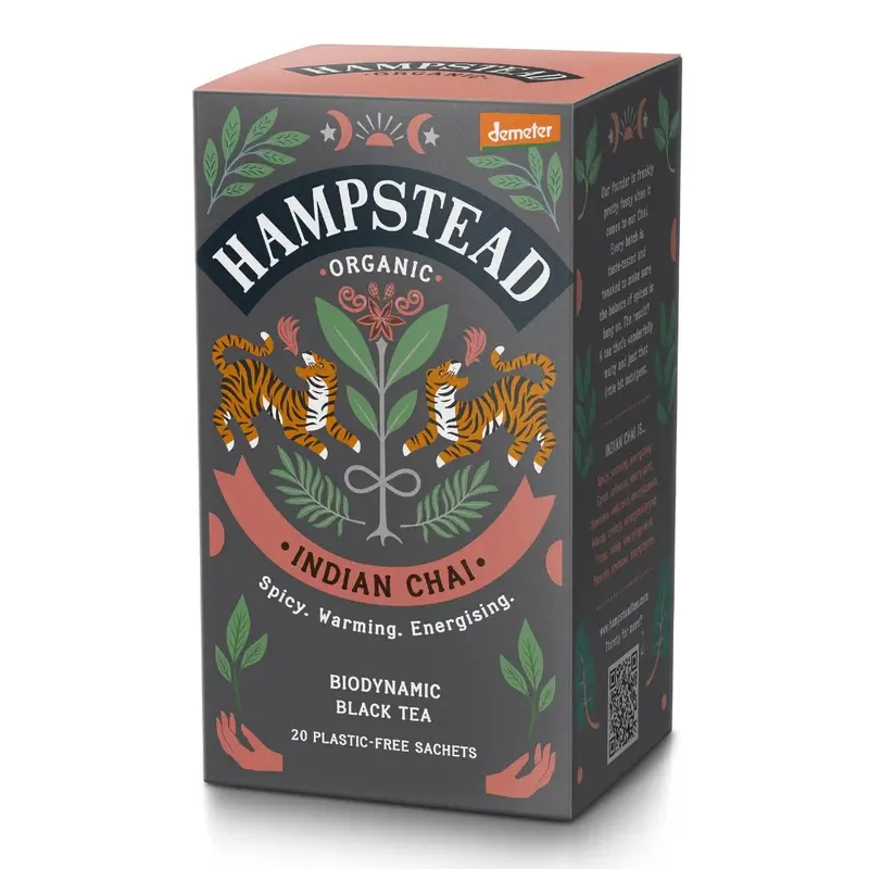 Hampstead Indian Chai Musta tee (L) 20pss