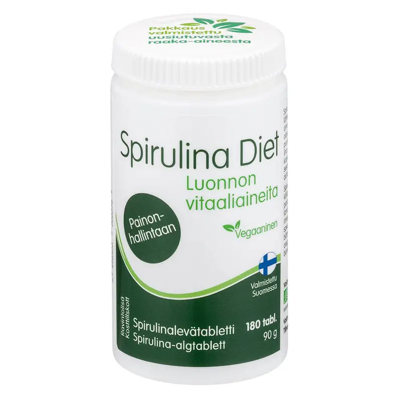 Hankintatukku Spirulina Diet - Spirulinalevätabletti 180 tabl