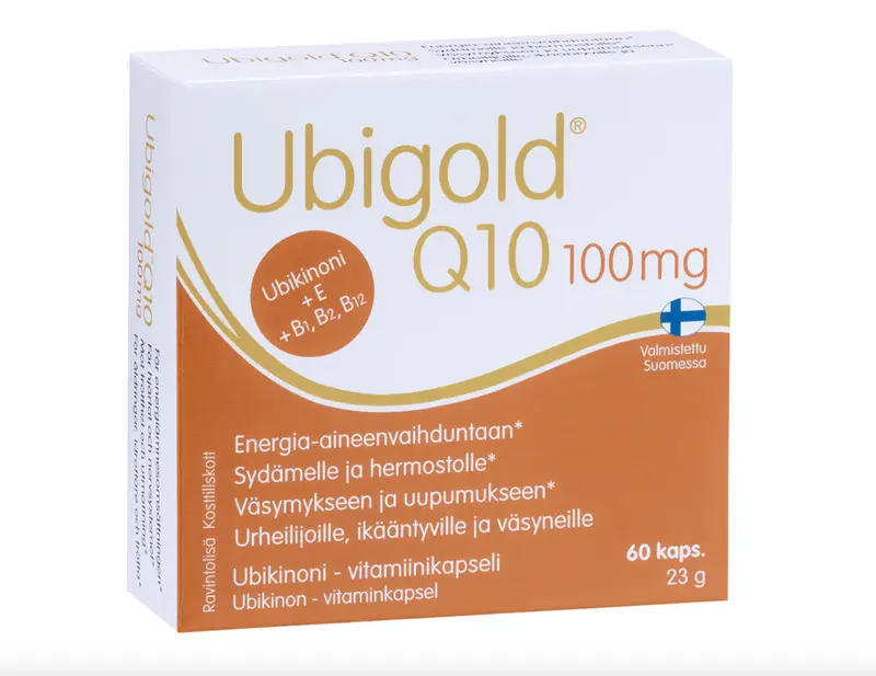 Hankintatukku Ubigold Q10 100 mg - Ubikinoni-vitamiinikapseli 60 kaps