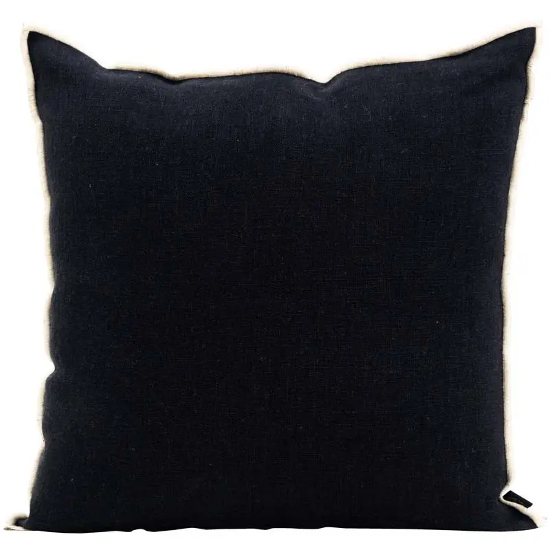 Haomy Chennai tyynynpäällinen pellavaa 45*45cm, black