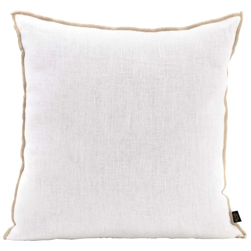 Haomy Chennai tyynynpäällinen pellavaa 45*45cm, blanc