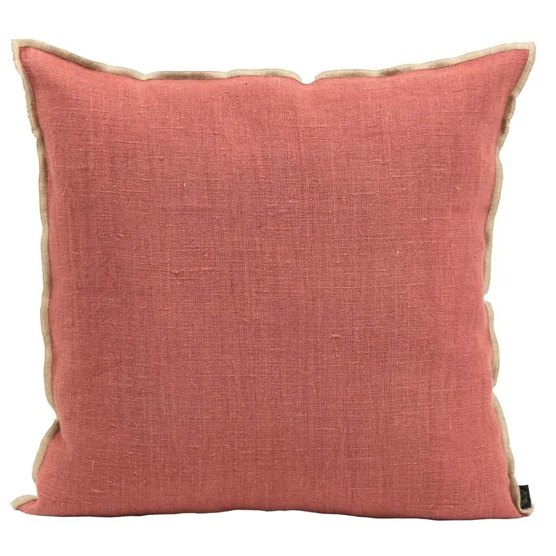 Haomy Chennai tyynynpäällinen pellavaa 45*45cm, bois de rose