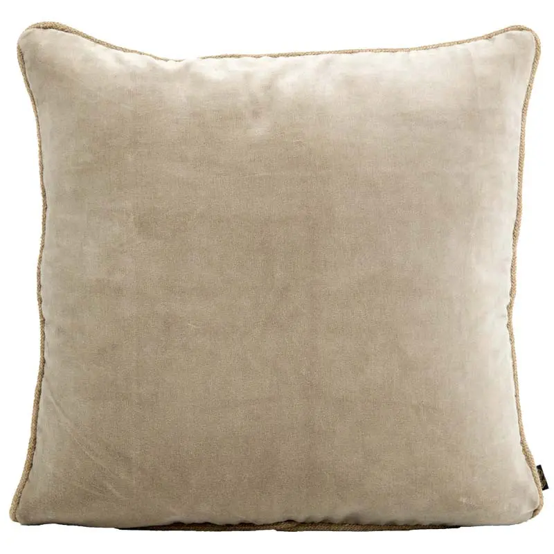 Haomy New Delhi tyynynpäällinen puuvillasamettia 45*45cm, craie