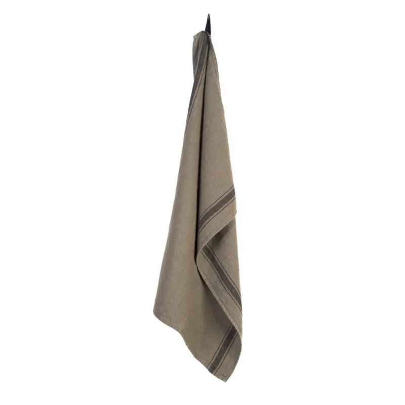 Haomy Olbia keittiöpyyhe pellavaa 46*70cm, kaki