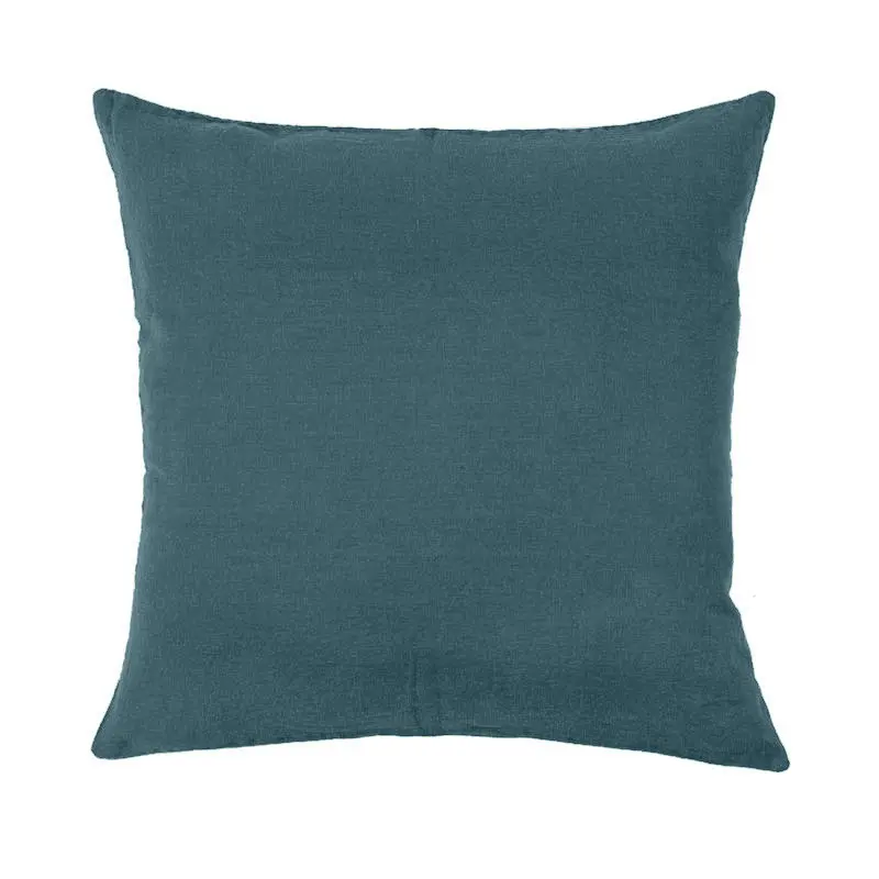 Haomy Porticcio tyynynpäällinen pellavaa 45*45cm, bleu de prusse