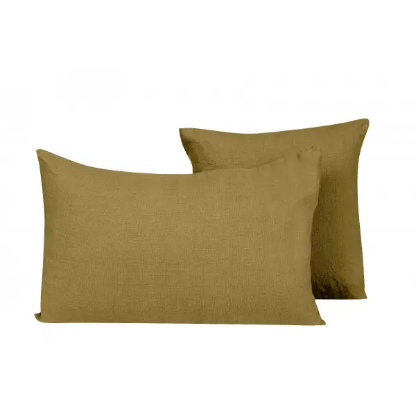 Haomy Propriano tyynynpäällinen pellavaa 45*45cm, olive