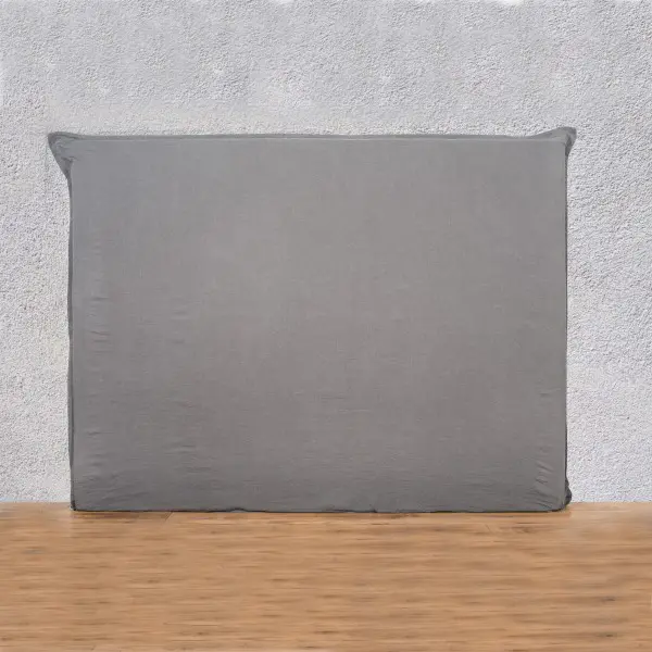 Haomy Viti sängynpäätyhuppu pellavaa 150*126cm, granit