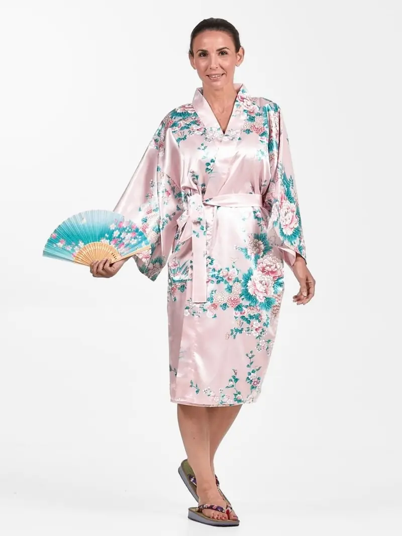 Happi Naisten Pioni & Iris Kimono
