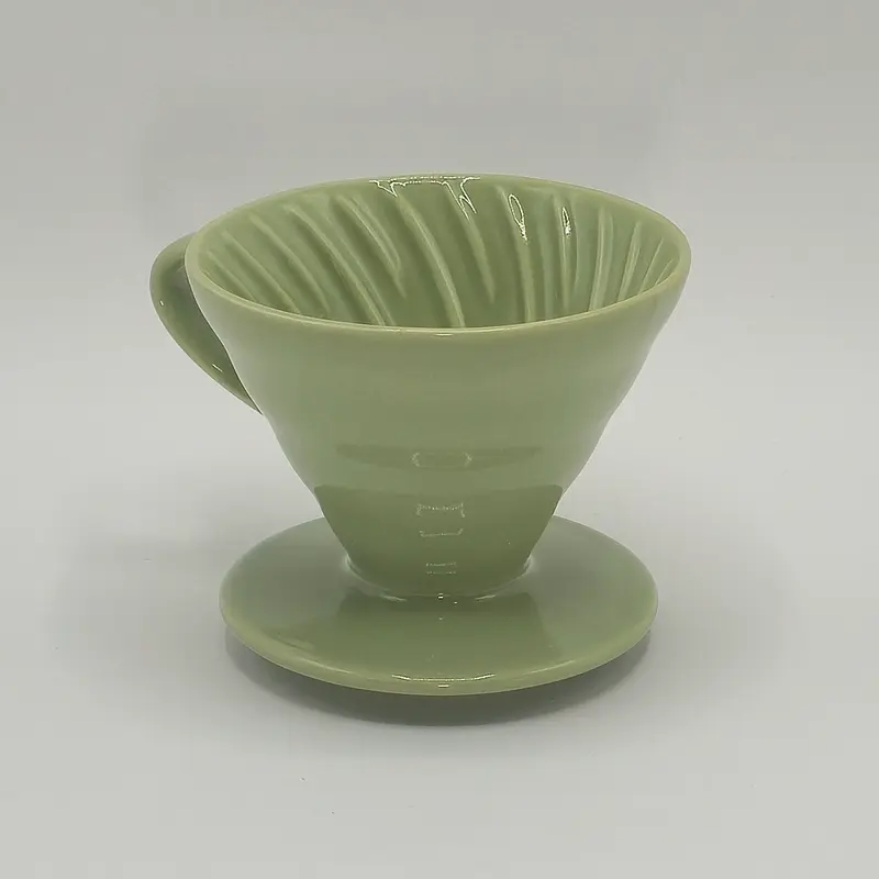 Hario V60 Ceramic Coffee Dripper Smokey Green-02