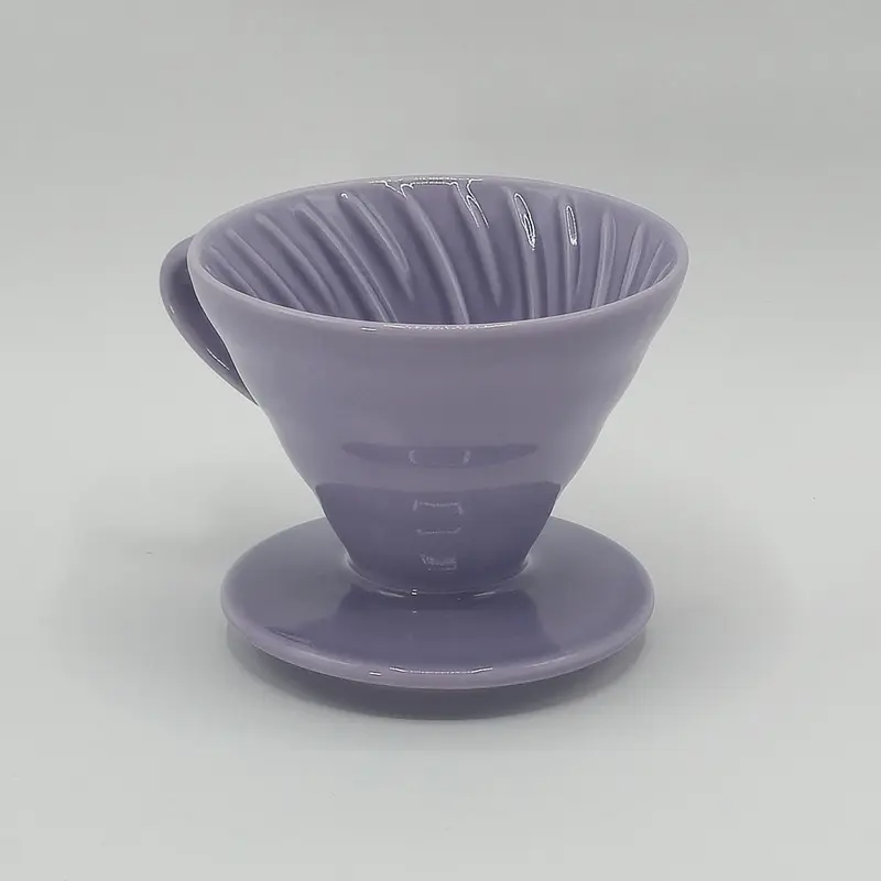 Hario V60 Ceramic Dripper Purple Heather - 02
