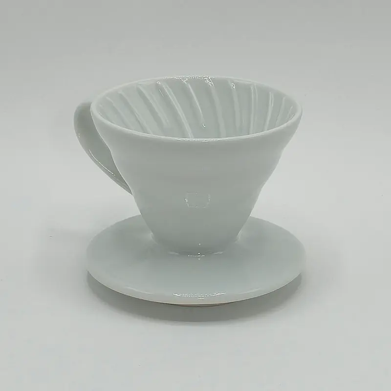 Hario V60 Ceramic Dripper White - 01