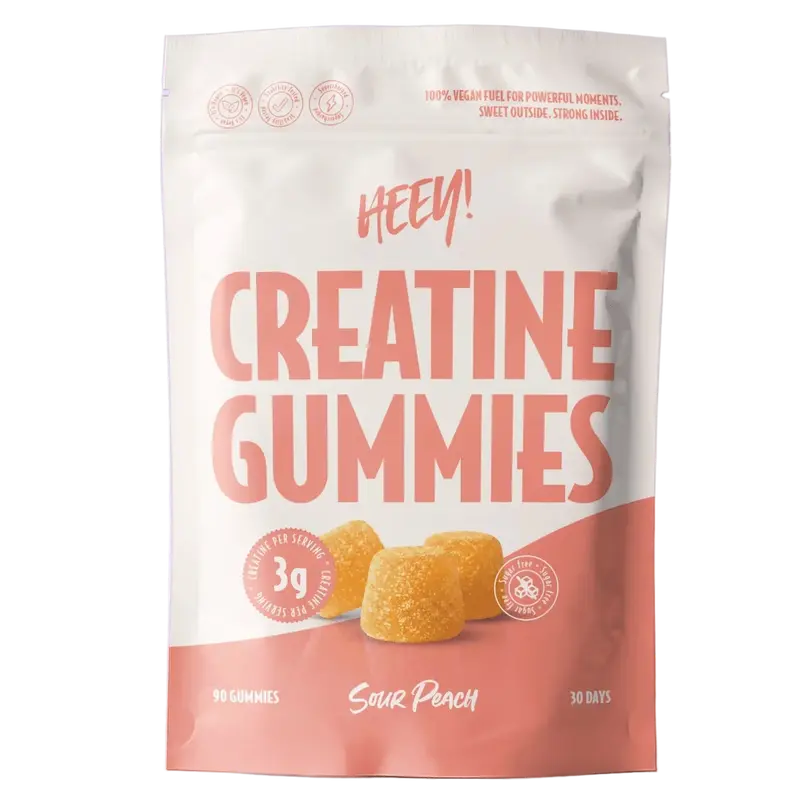 Heey! Creatine Gummies Sour Peach