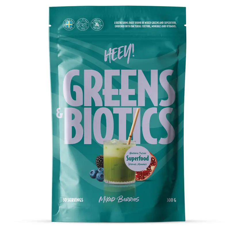 Heey! Greens & Biotics Superfood Mixed Berries