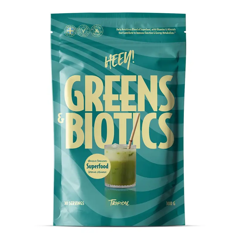 Heey! Greens & Biotics Superfood Tropical