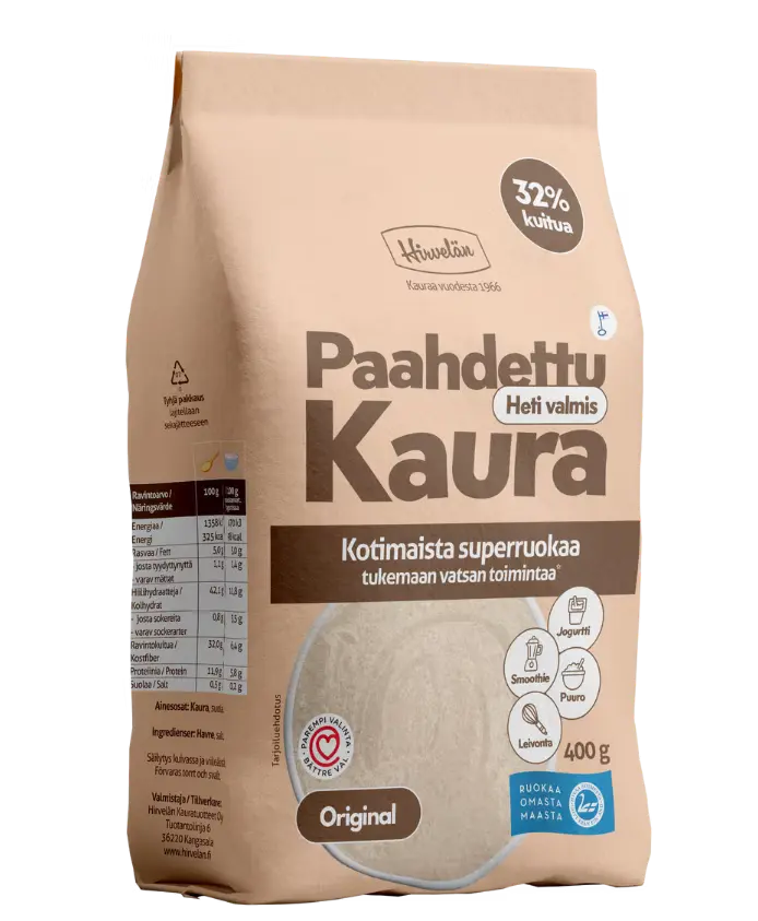 Hirvelän Paahdettu Kaura Original