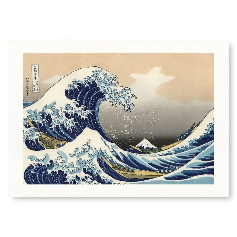Hokusai Wave Kanagawa -juliste