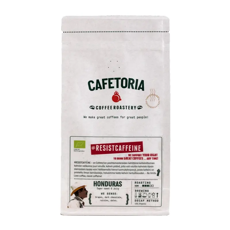 Honduras, kofeiiniton tumma kahvi, 250 g