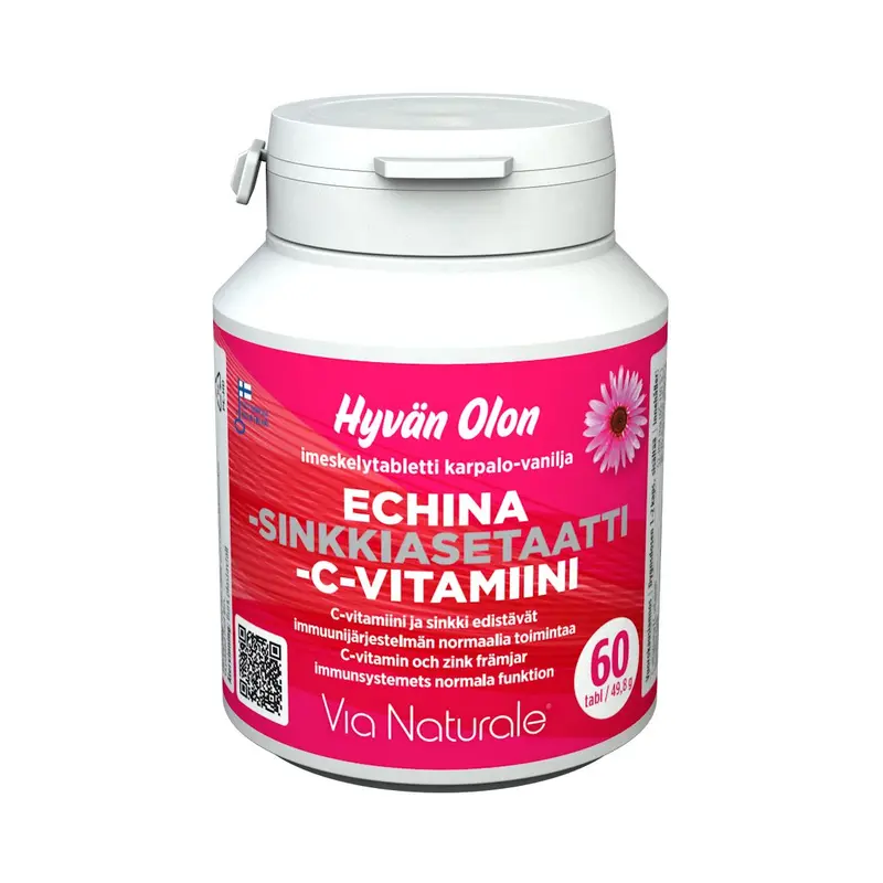 Hyvän Olon Echina Sinkkiasetaatti C-vitamiini