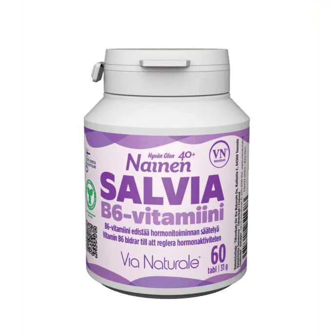 Hyvän Olon SALVIA+B6-vitamiini 60tabl, Via Naturale