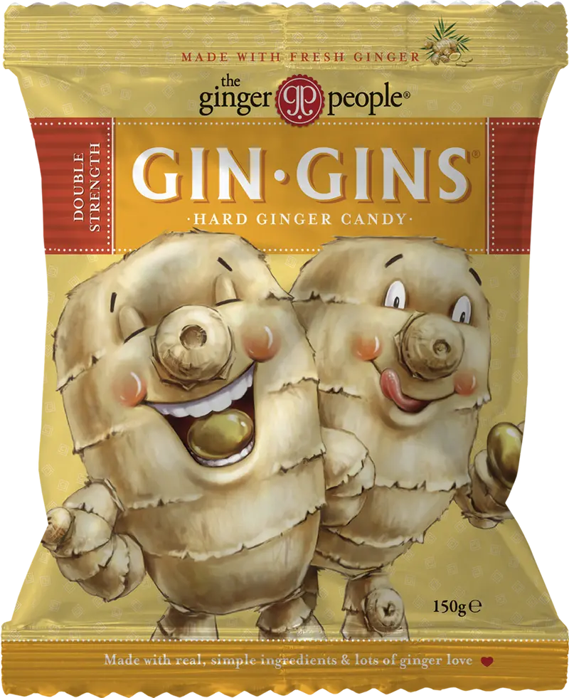 Inkiväärikaramelli, double strenght (hard ginger candy), 150 g