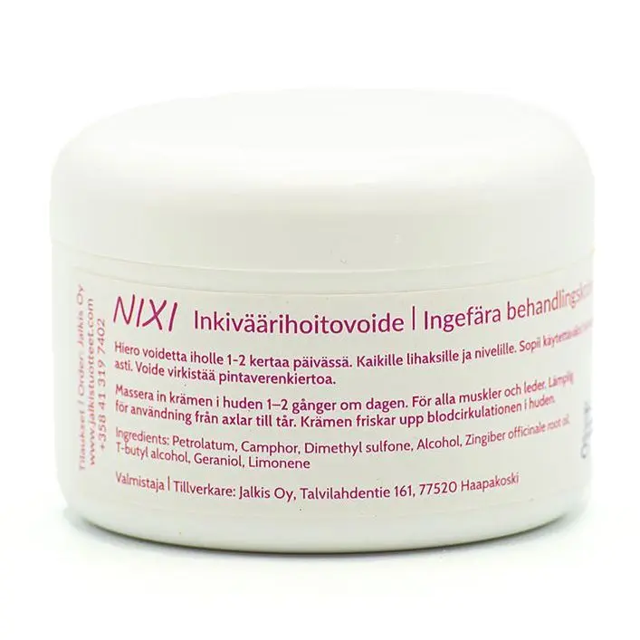 Jalkis Nixi inkiväärihoitovoide 140ml