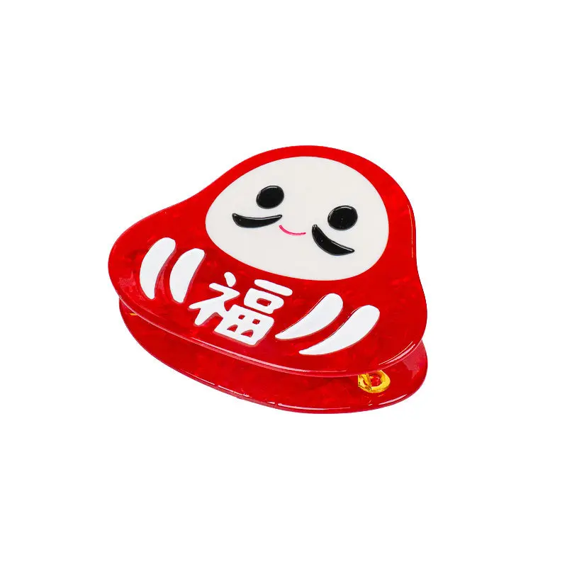 Japanilainen Daruma-hiuspinni