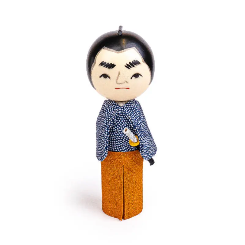 Japanilainen Kokeshi Nukke - Samuraji
