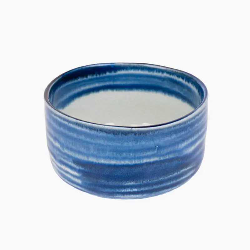 Japanilainen matchakulho Cobalt Blue