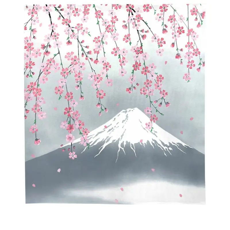 Japanilainen Noren Cherry & Fuji