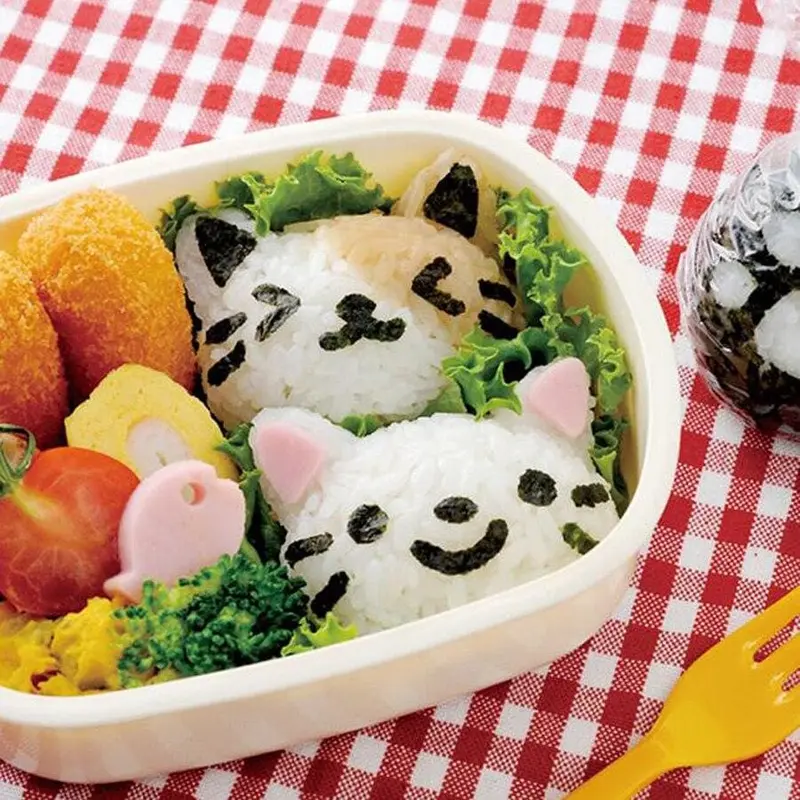 Japanilainen onigiri-muotti – kissan pää