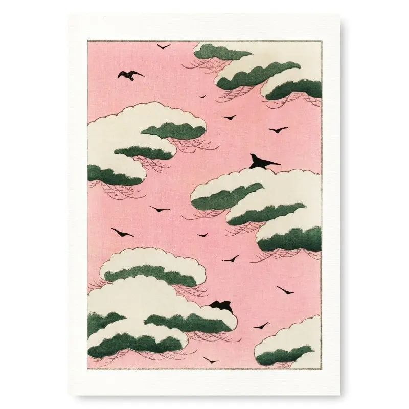 Japanilainen painatus Watanabe Seitei - Taivas
