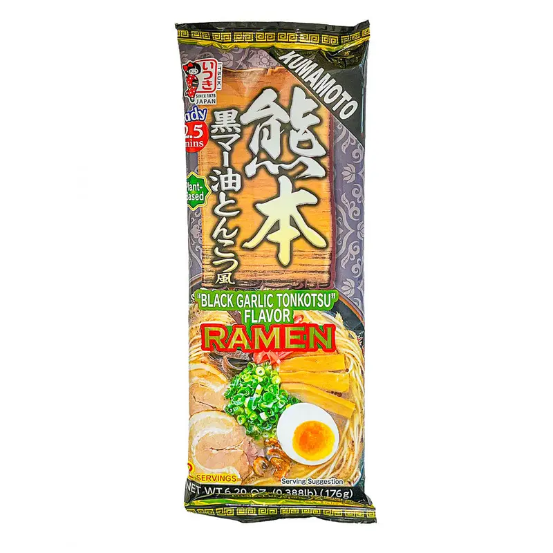 Japanilainen Pikaramen Kumamoto – Paahdettu Valkosipuli & Tonkotsu