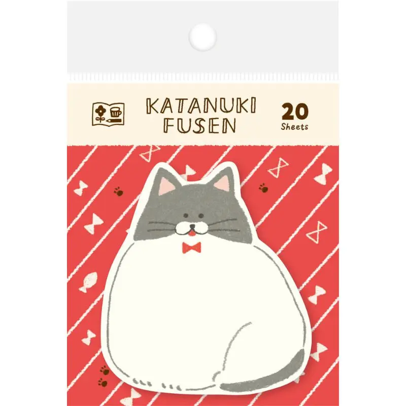 Japanilainen Post-it-kissa ja rusetti