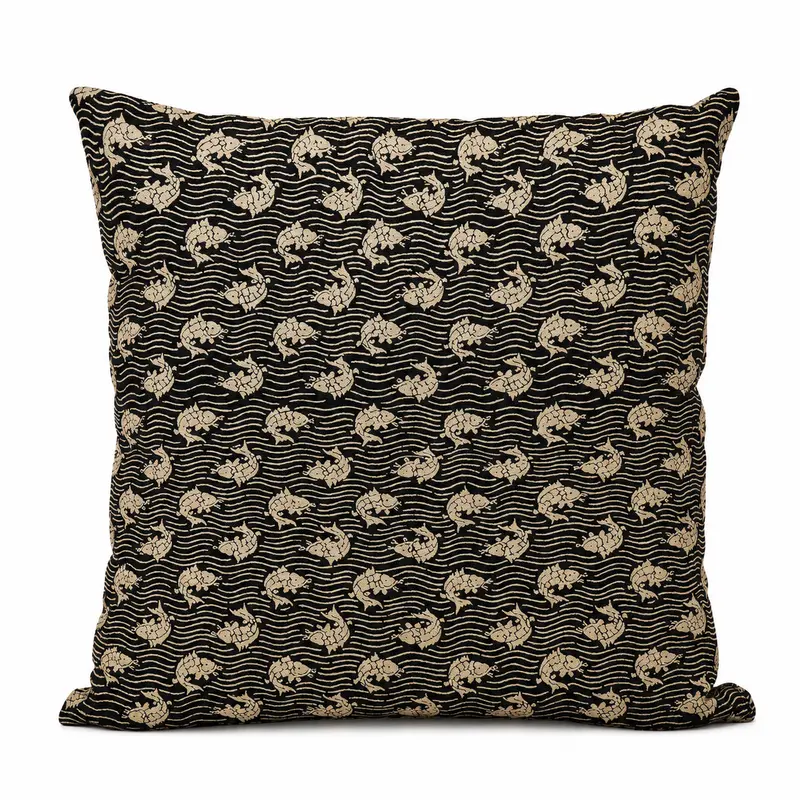 Japanilainen tyynynpäällinen Araiso kuvio - 45x45 cm