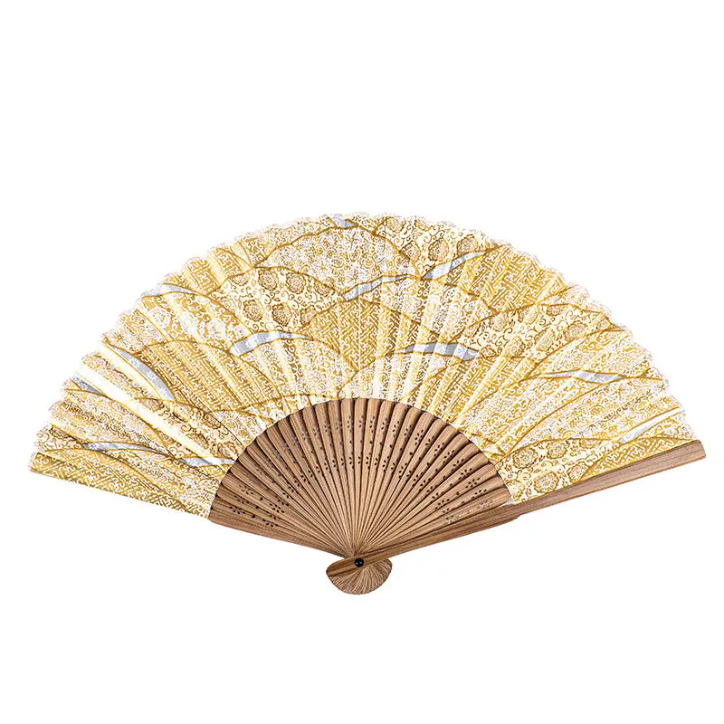 Japanilainen Viuhka Mino Washi - Kulta