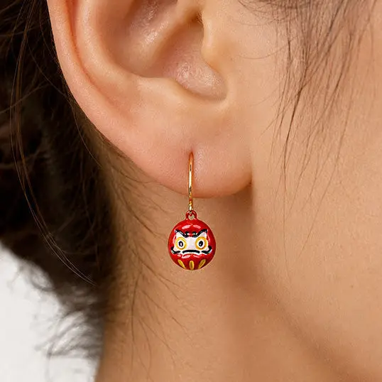 Japanilaiset Korvakorut - Pieni Daruma