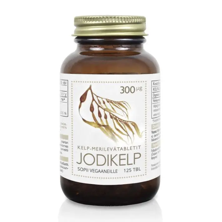 Jodikelp 300µg jodi Merilevätabletit 125 tabl, Aboa Medica