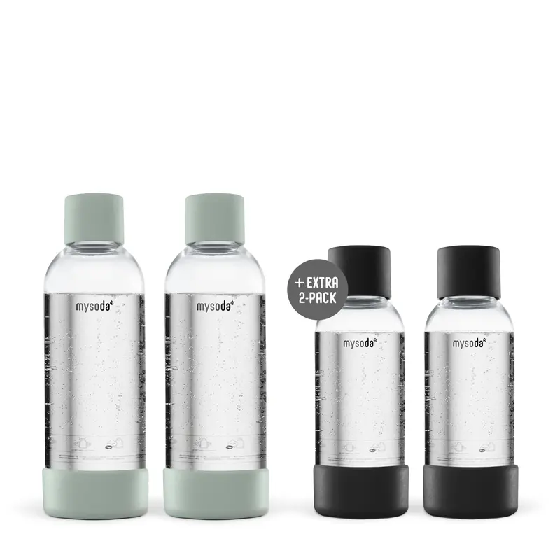 Juomapullot 1L + 0,5L monipakkaus