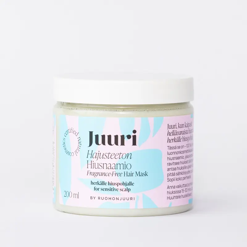 Juuri Hiusnaamio, hajusteeton, 200 ml