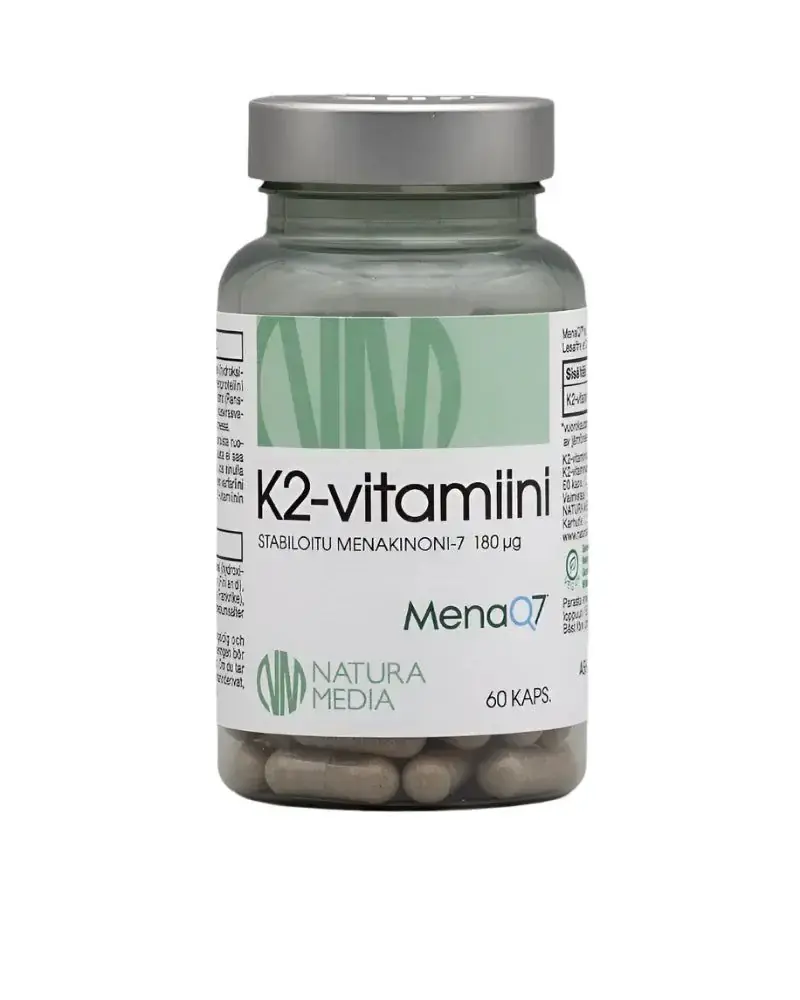 K2-vitamiini 60 kaps, Natura Media