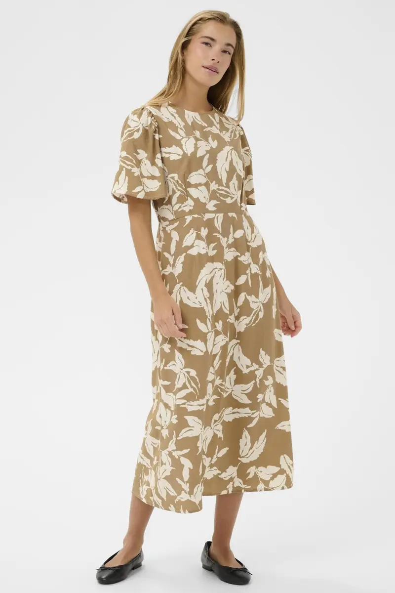 Kaffe KAmarlo mekko, beige