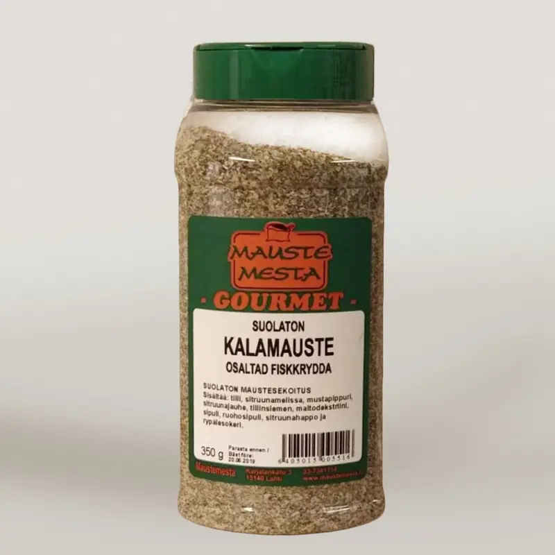 Kalamauste suolaton purkki 350g