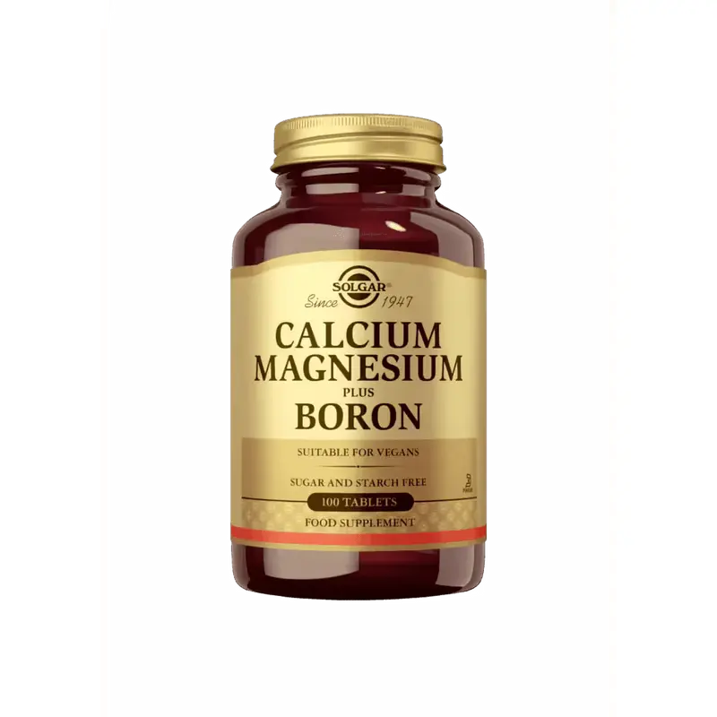Kalsium-Magnesium-Boori 100tabl, Solgar