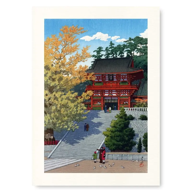 Kamakura Sanctuary Japanilainen juliste
