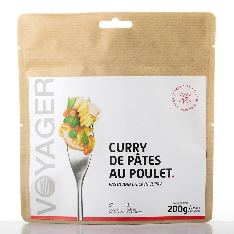 Kanacurry ja pastaa 200g/480g