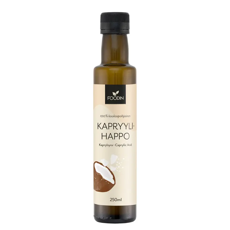 Kapryylihappo, pieni pullo, 250 ml
